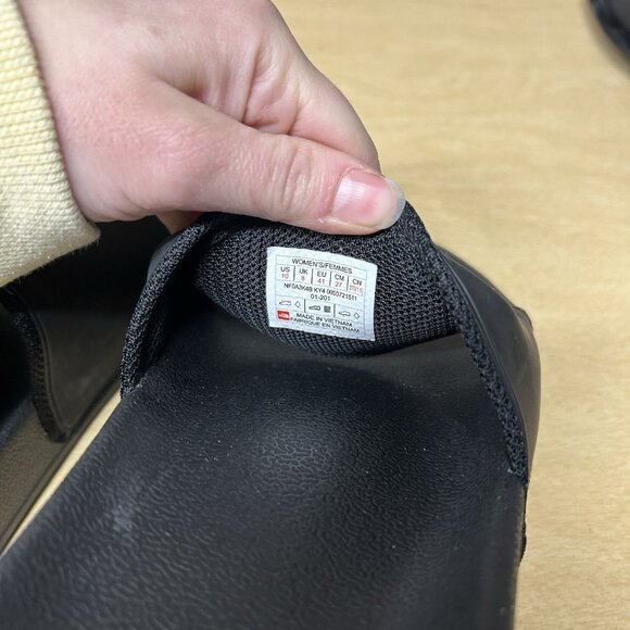 The North Face Base Camp TNF Black White Slides Slip-On Sandals Shoes Women's 10 - Picture 9 of 9